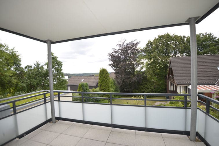 Aussicht vom Balkon